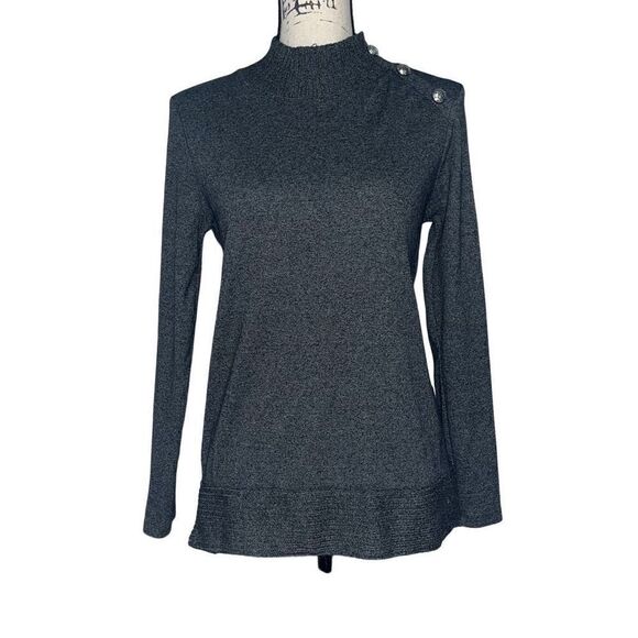 Rafaella dark gray sweater medium - Picture 1 of 6